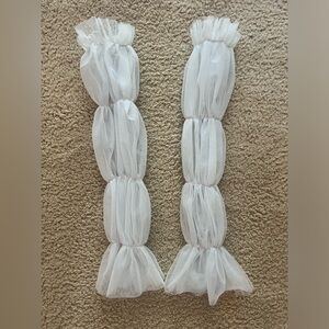 Gray toned romantic sleeves, never worn